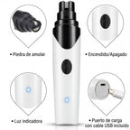 Lima de Uñas Ultra Silenciosa para perros y gatos Clawly Pro