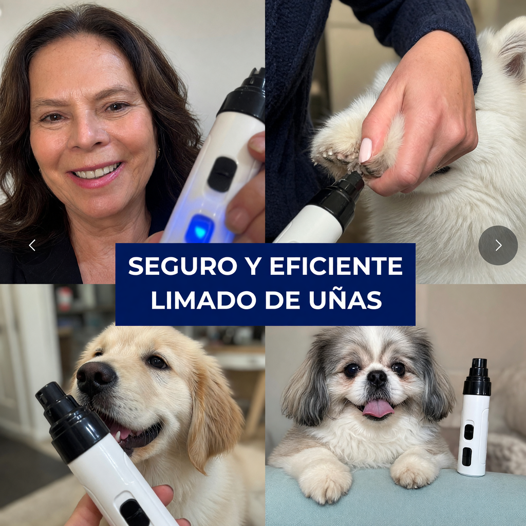 Lima de Uñas Ultra Silenciosa para perros y gatos Clawly Pro